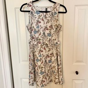 Divided floral sundress